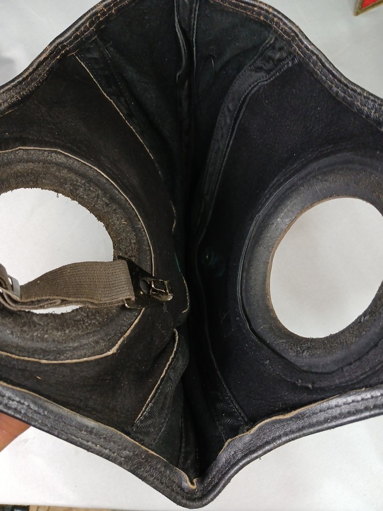 WW2 U.S.N Navy Leather Deck Cap