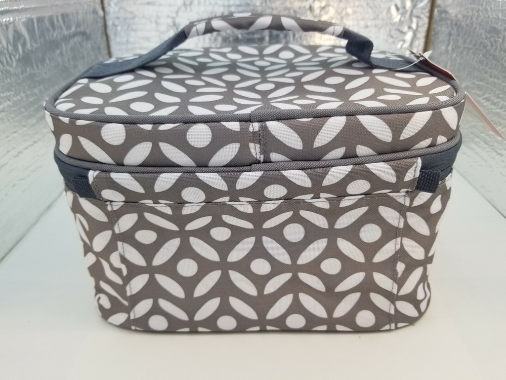Embark Personal Lunch Bag GRAY Geo Print