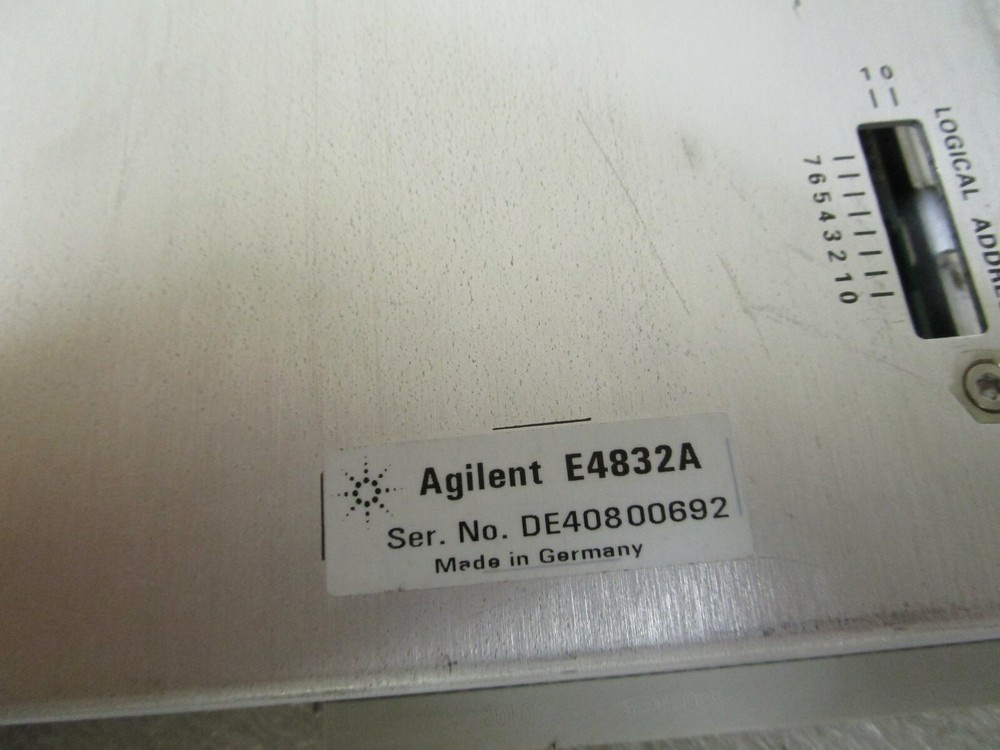 Agilent 667MHz Data Analyzer E4832A with (4) E4838A Generator Front-End