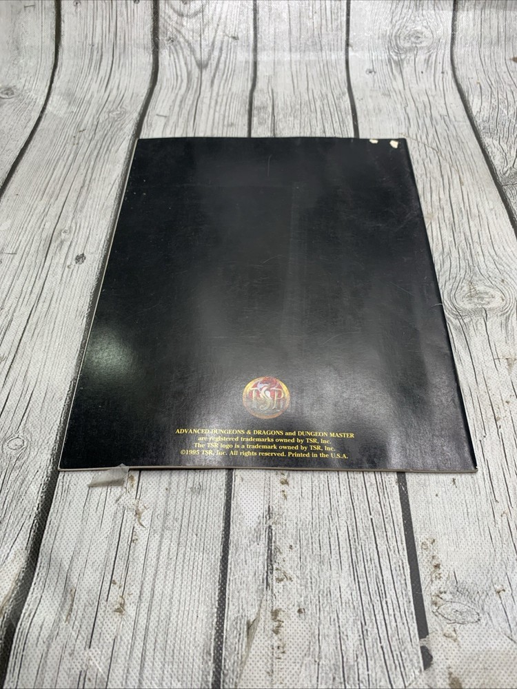 AD&D Advanced Dungeons & Dragons Dungeon Master Screen & Master Index TSR 9504