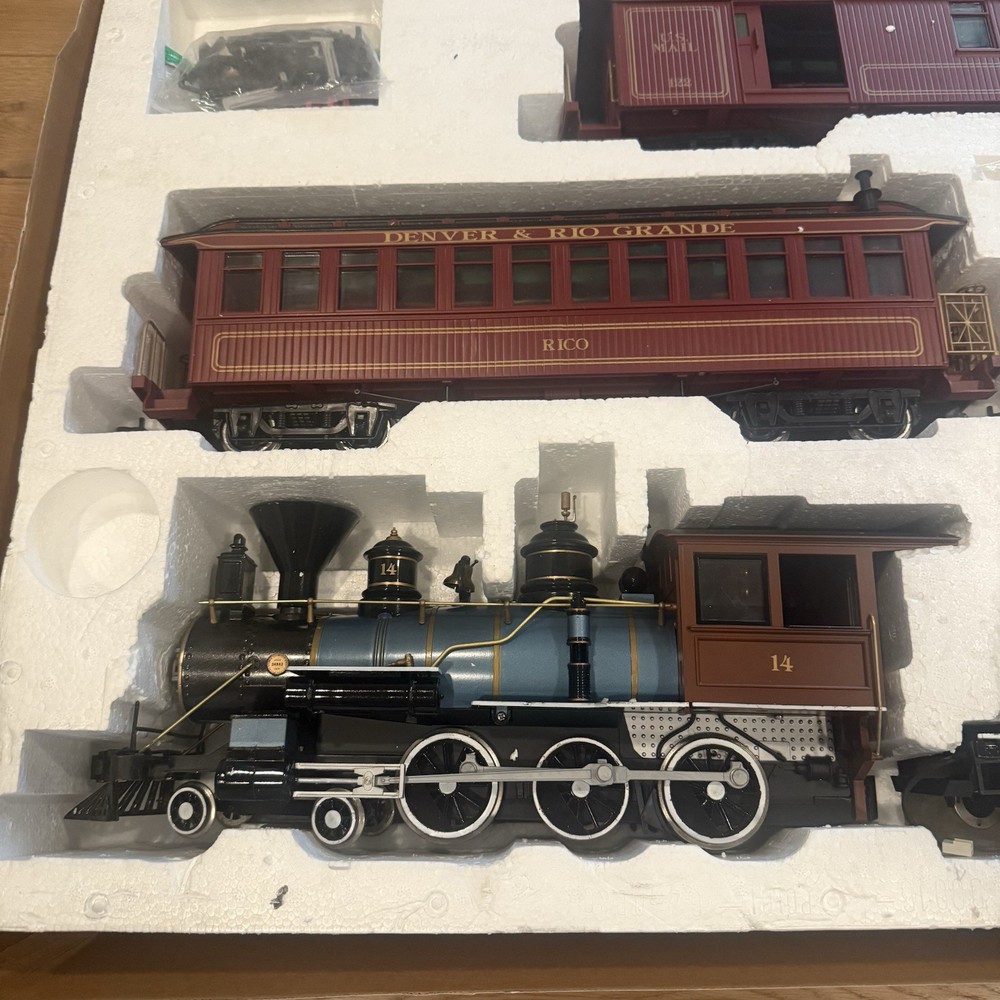 Bachmann G Scale Denver Gold Rush *missing track Not Working* Train Set