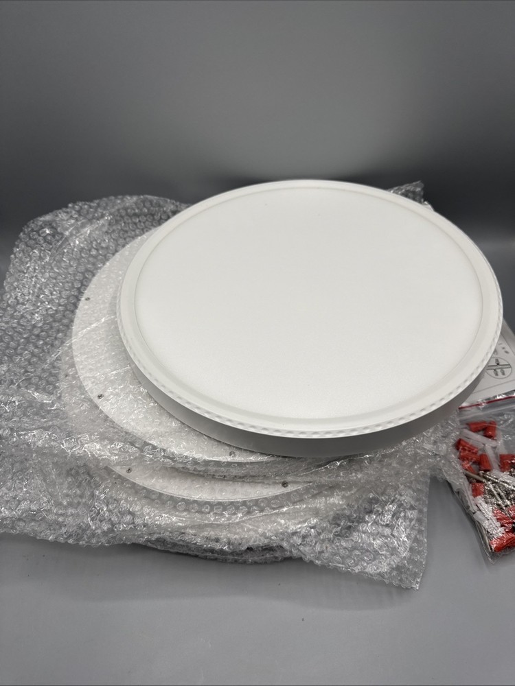 4Pack 12'' LED Flush Mount Ceiling Light Fixtures White