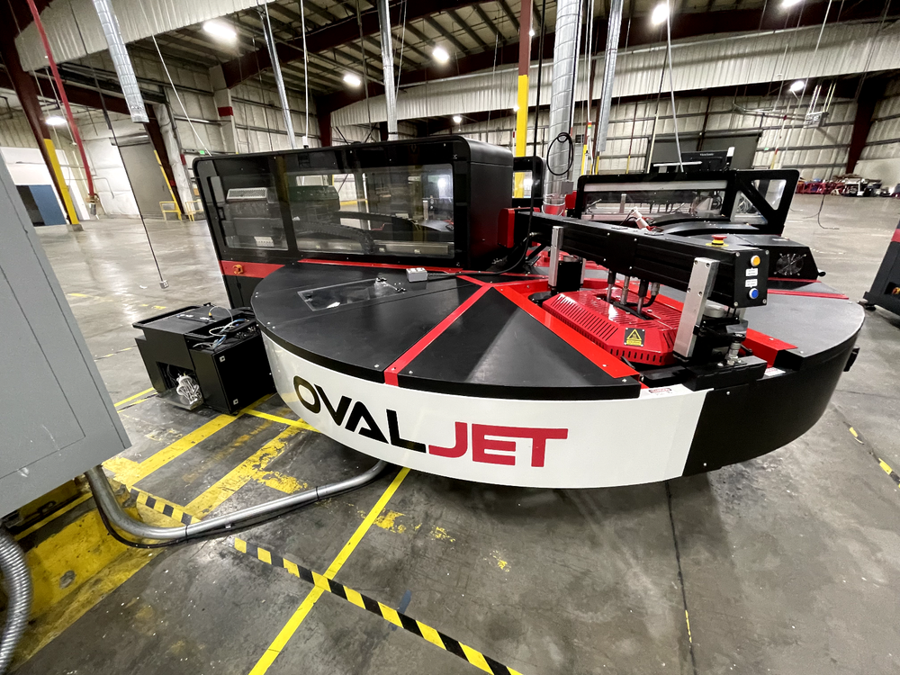 2020 OvalJet DTG Printer / Press - Direct to Garmet Textile Printer