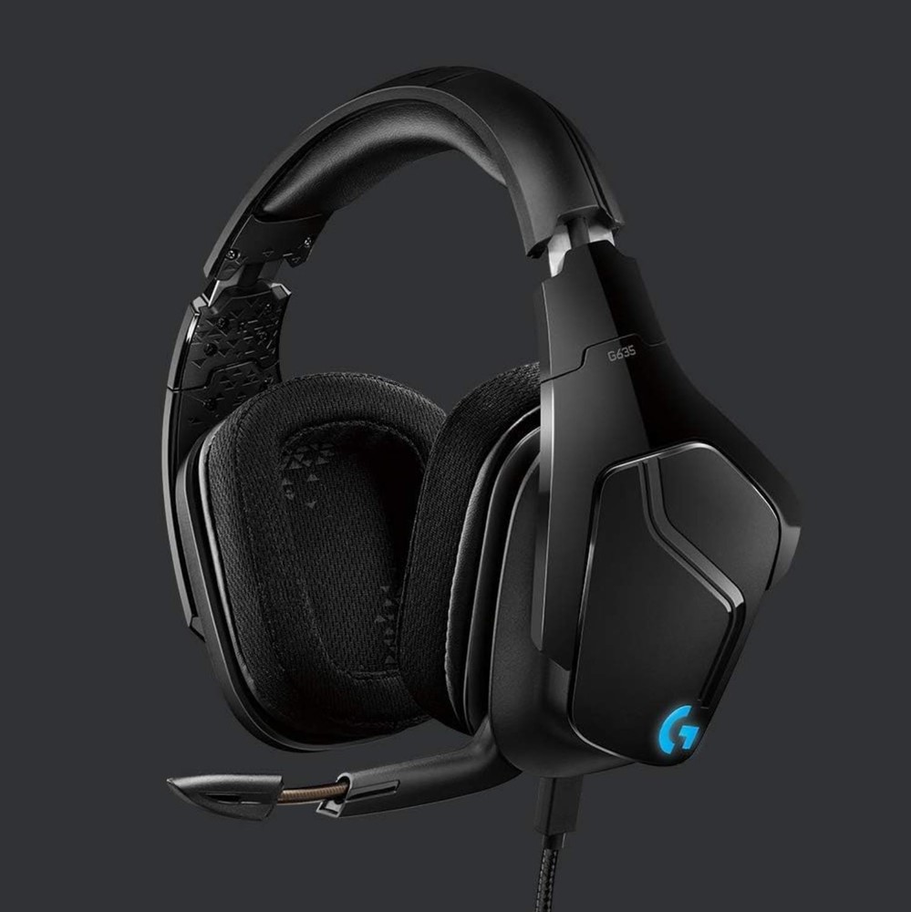 Logitech G635 LIGHTSYNC Surround Sound Gaming Headset - Black
