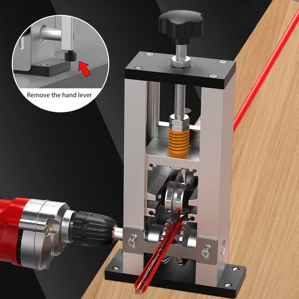 Portable Wire Stripping Machine Drill Powered Copper Cable Stripper Tool 1-25mm