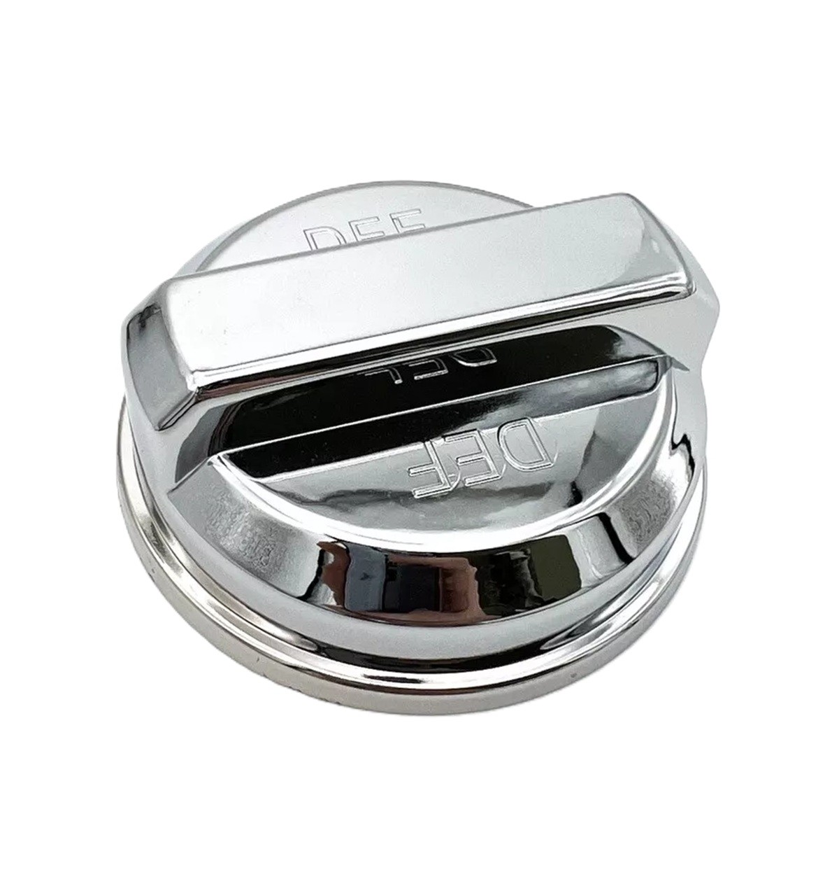 Chrome Plastic DEF Cap Cover Fits Peterbilt & Kenworth. 2-3/4" Outside Diameter.
