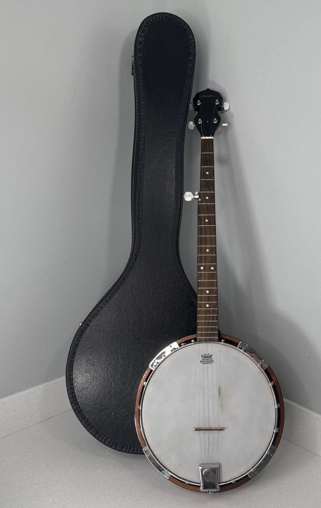 Banjo 5 String Banjo With Case Remo Head