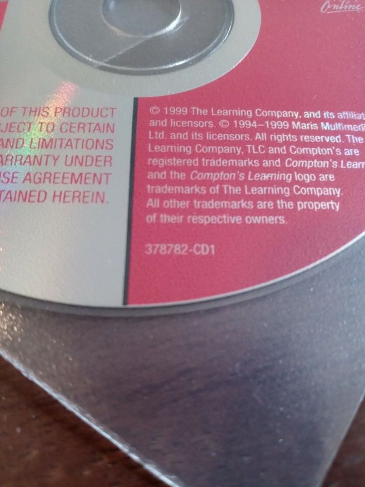 Astronomy Windows Version 1.0 PC CD ROM-1999 Compton's Learning disc 1 and 2