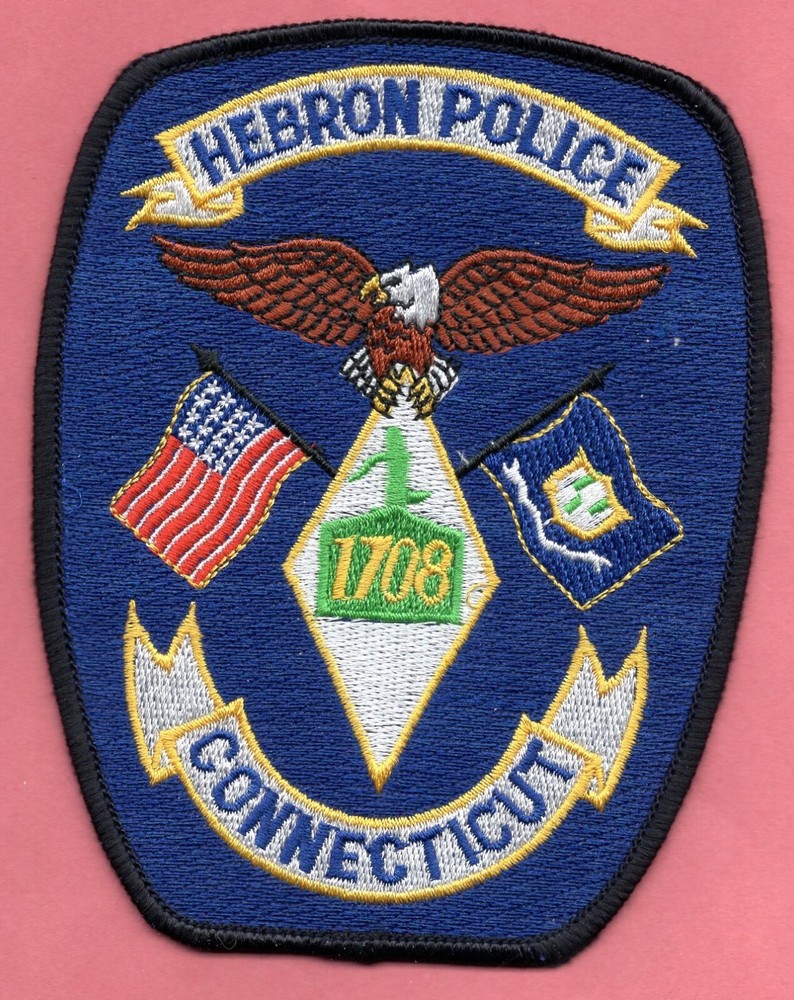 Hebron Connecticut CT Police Patch New