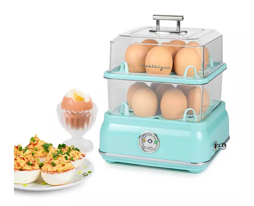 Nostalgia Classic Retro 14-Capacity Egg Cooker
