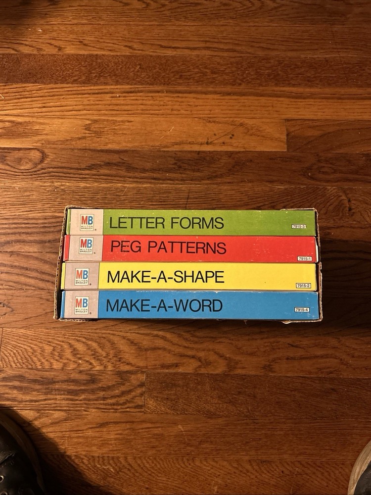 Vintage Milton Bradley Task Cards