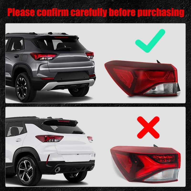 Halogen Tail Light For Chevy Trailblazer L/LS/LT 2021-25 Outer Lamp Driver Left