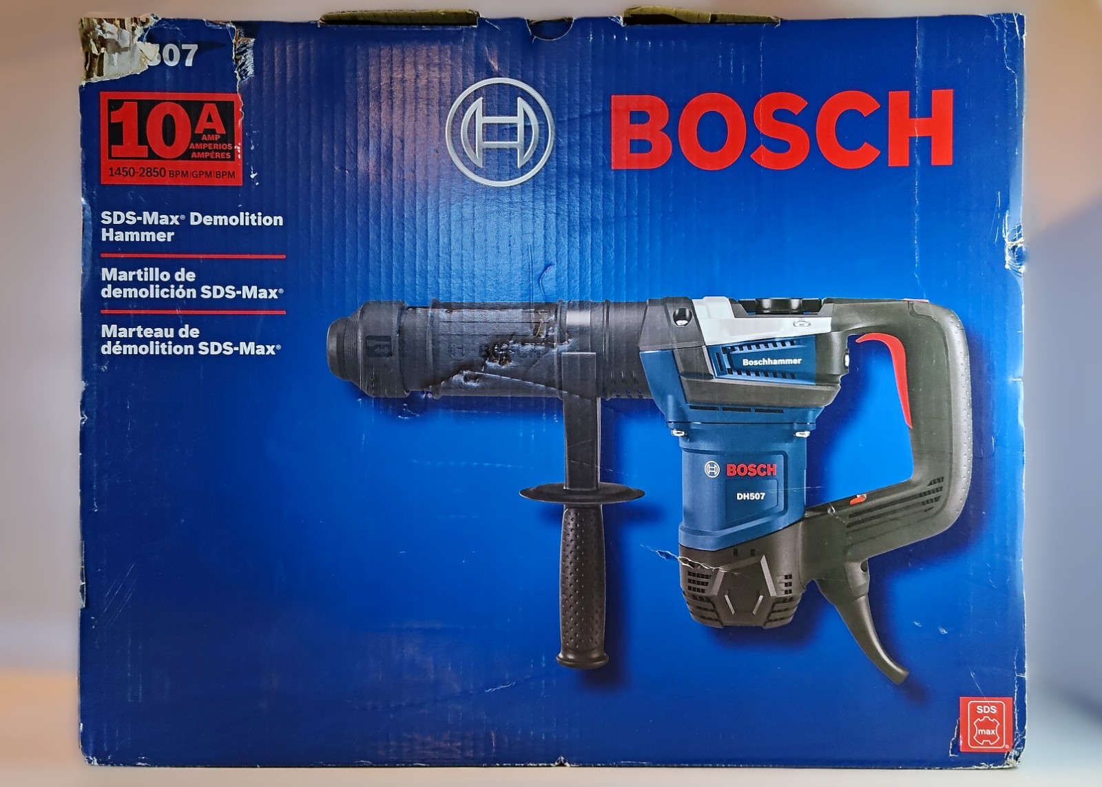 Bosch DH507 SDS-Max Corded Concrete Demolition Hammer Chipper Chipping Gun NEW