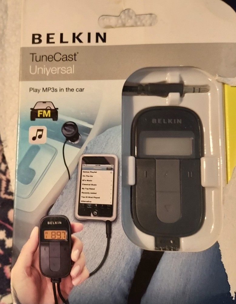Belkin  TuneCast Universal F8M066-P Play MP3s in the Car.