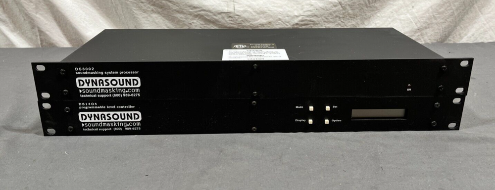 Cambridge DYNASOUND DS3002 Sound Masking Processor & DS1404 Level Controller