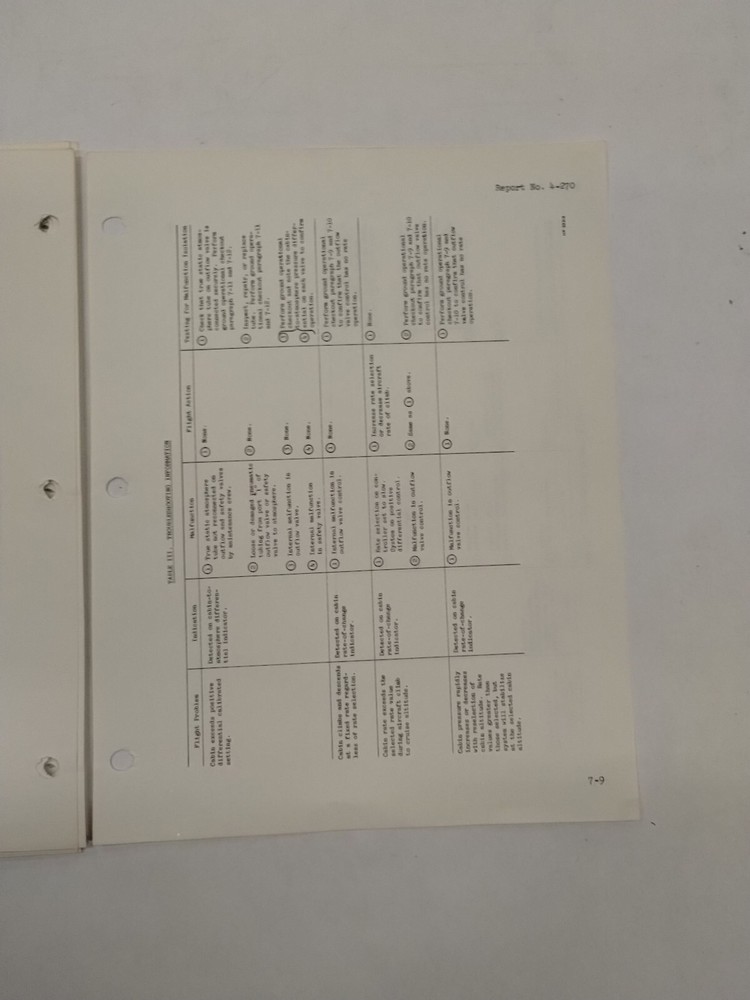 Garrett Cabin Pressure Control System 140468A Operation & Maintenance Instruct