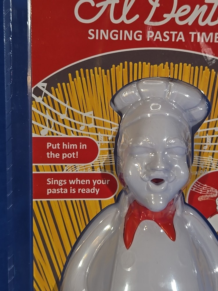 CHEF AL DENTE SINGING PASTA TIMER BY SMART TOUCH New Sealed