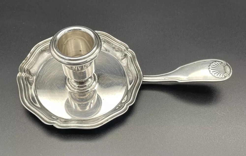 Christofle Gallia Silver plated Candlestick / Chamber stick