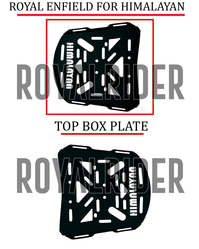 Fits Royal Enfield Himalayan "TOP BOX PLATE"