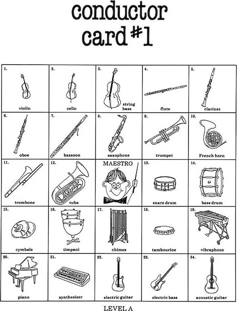 Instrument Bingo