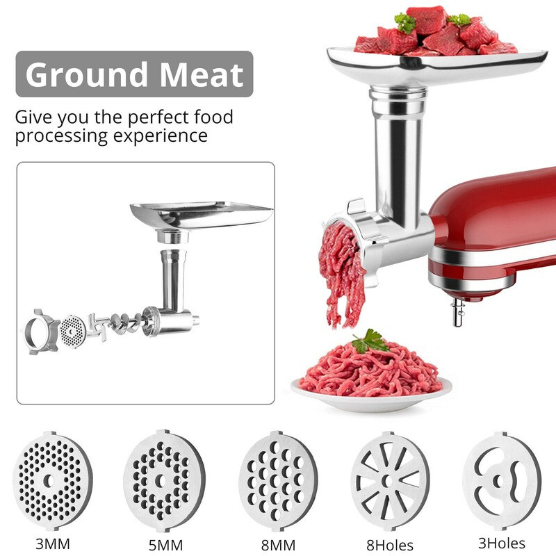 Kitchen Food Meat Grinder Sausage Stuffer Attachment For Kitchen-Aid Stand Mixer