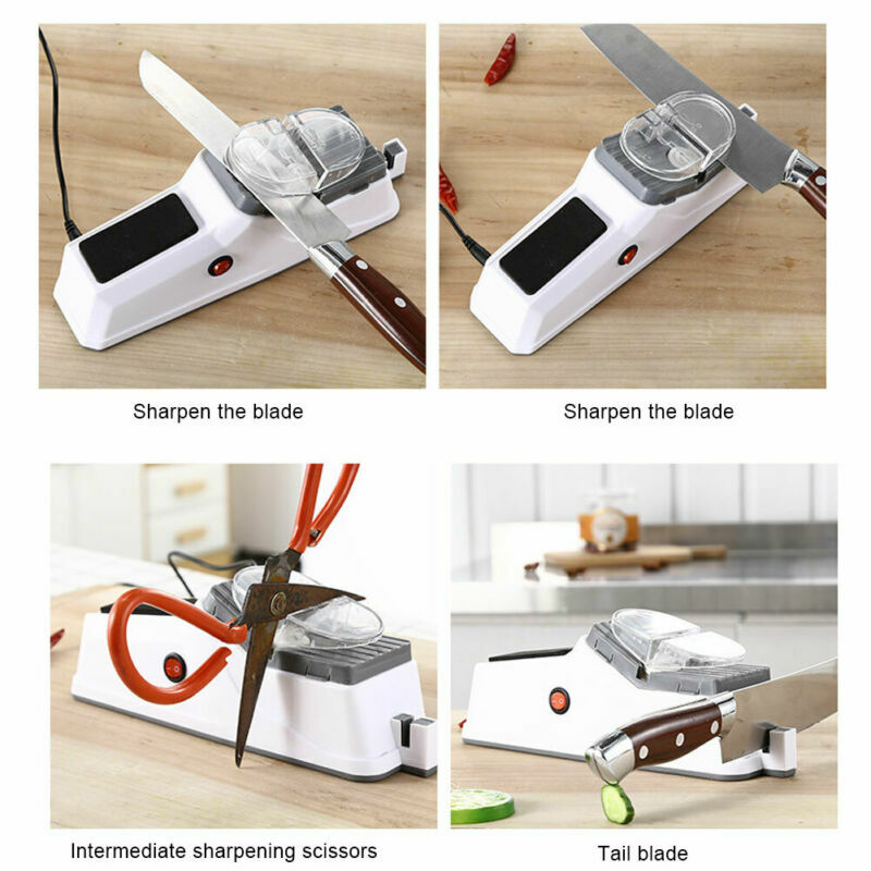 Electric Knife Sharpener Professional Kitchen Sharpening Stone Grinder knives