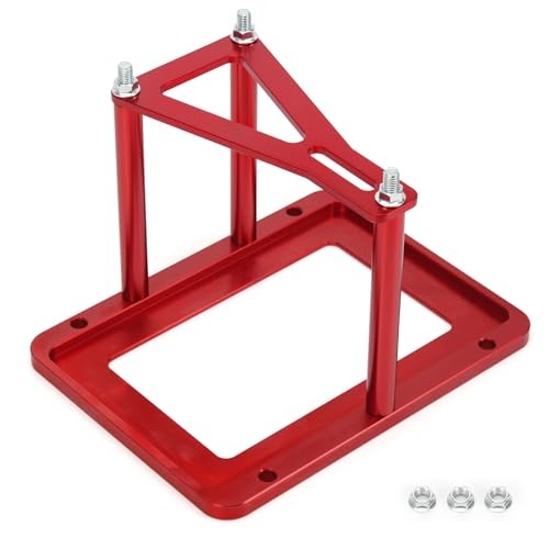 Battery Tray Hold Down Bracket Battery Relocation Kit Trunk for Optima red