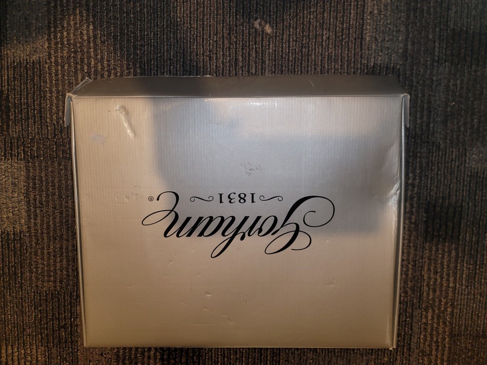 Gorham 1831 Crystal Wedding Cake Server Set 2 Pieces