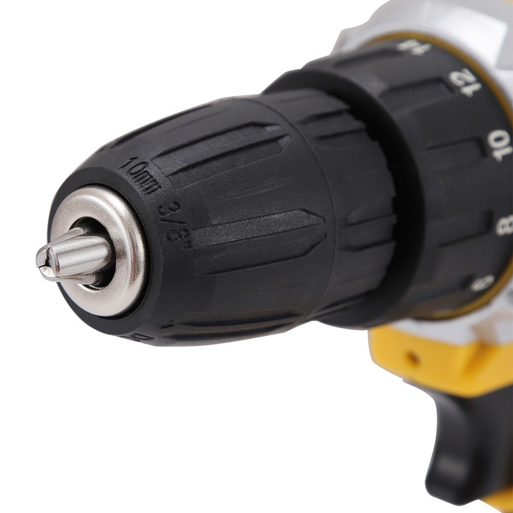 21V Cordless Drill Driver Set 2-Speed Hammer Drill with 2 Battery