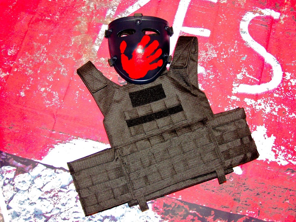 "Red Hand" Ballistic Face Mask Level 3A