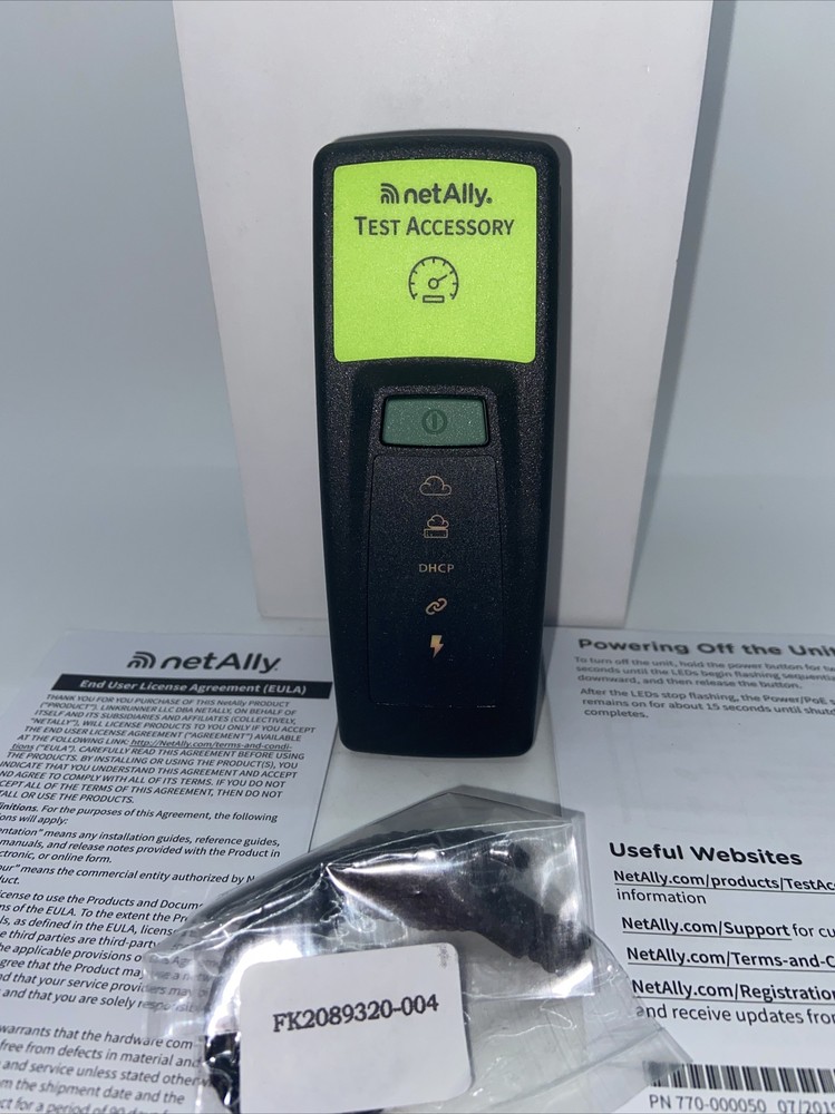 NetAlly Test Accessory Network Performance Wi-Fi Tester***FAST FREE SHIPPING***