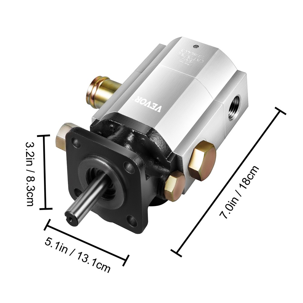 Hydraulic Pump for Log Splitters 13 GPM 2 Stage 3000 PSI Hyd Log Splitter Pump
