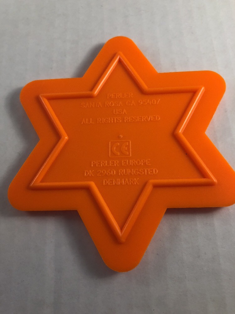 Perler Bead Pegboard Star Shape