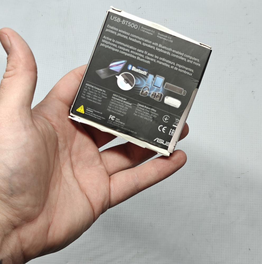 Asus USB-BT500 Bluetooth 5.0 USB Adapter with Ultra Small Design