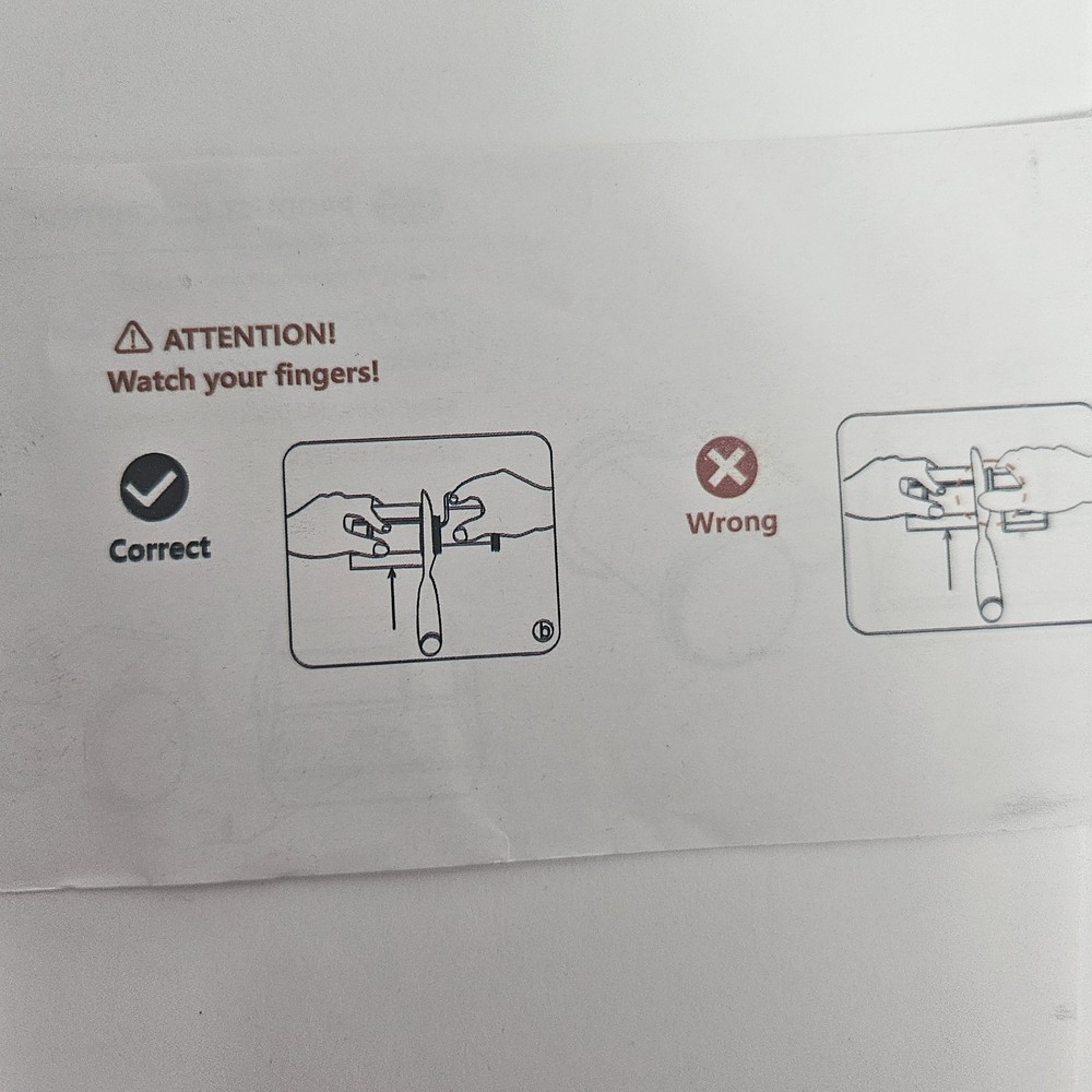 Rolling Knife Sharpener Ergonomic Handle Tool Diamond & Ceramic Grinding Wheels