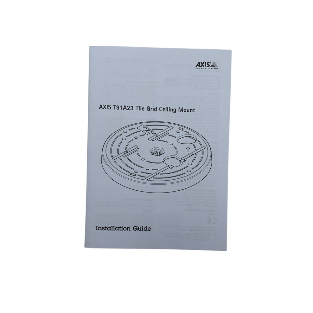 Axis T91A23 01612-001 4-Pack Tile Grid Camera Ceiling Mount