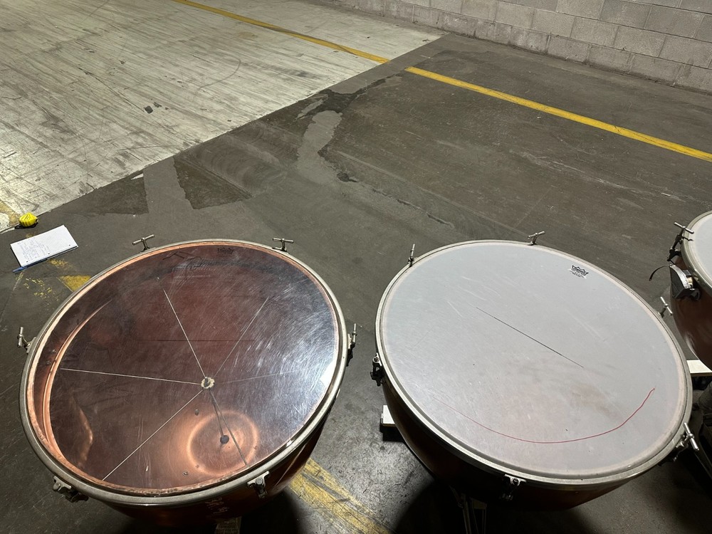 4 LUDWIG TIMPANI COPPER DRUMS