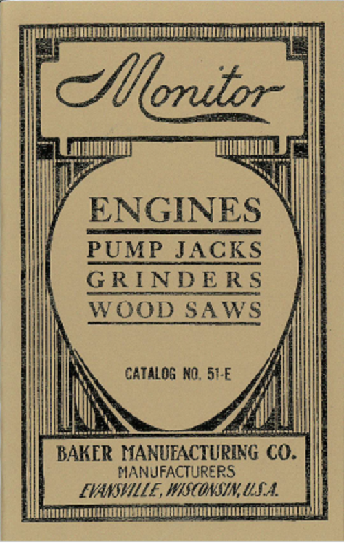 Monitor Engine Pump Jacks Grinders Wood Saws Catalog Book