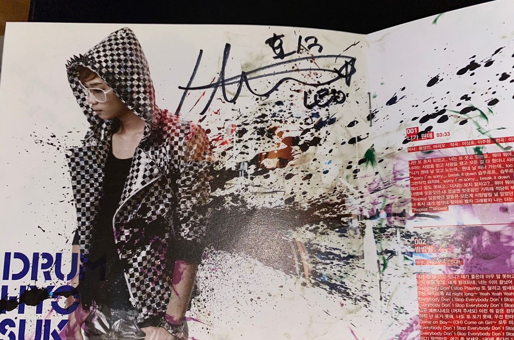LED APPLE 1st mini album Booklet signed Autographed Cd K-pop