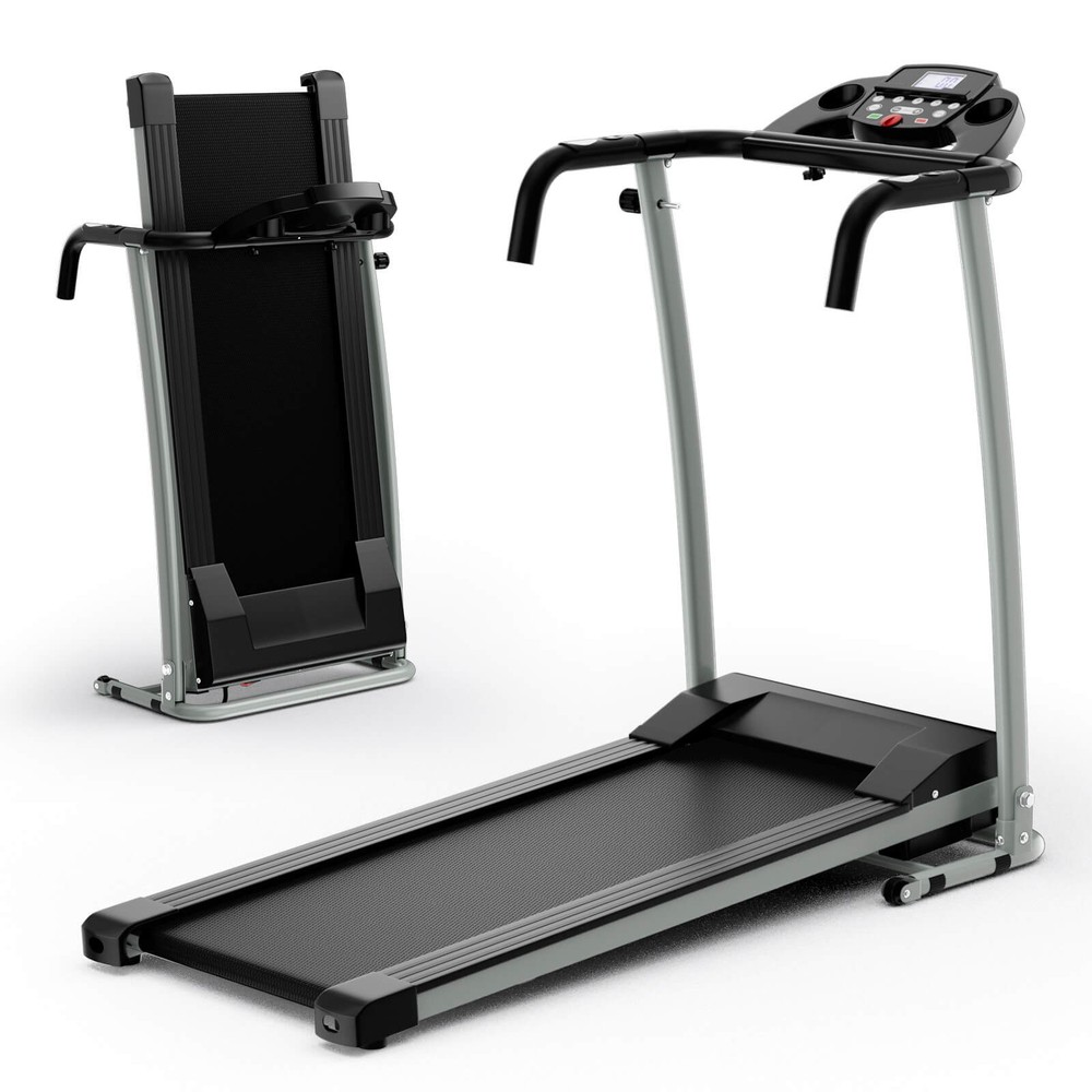 Folding 2 HP Treadmill Motorized Running Machine 12 Preset Program & LCD Display