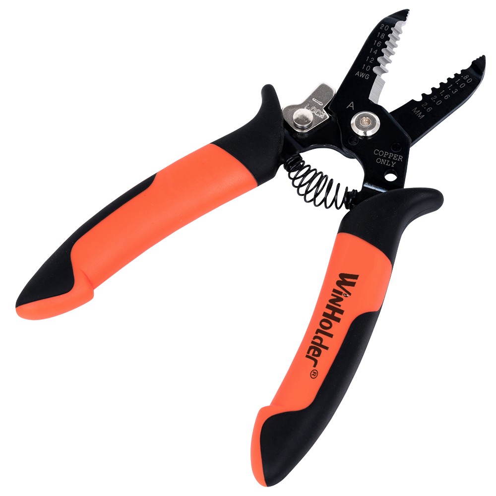Wire Stripper Double layer Wire Clamping Pliers Fine Grinding Stripping Tool US