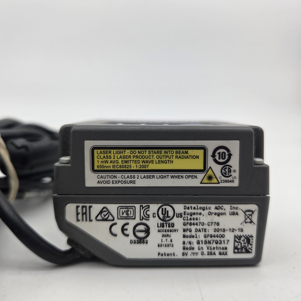 Datalogic Gryphon GFS4400 GFS4470 2D Fixed Wired USB Barcode reader scanner