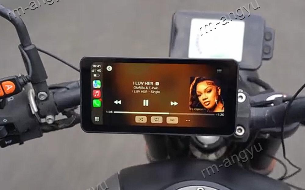 Motorcycle GPS Navigation Wireless Portable Carplay/Android Waterproof