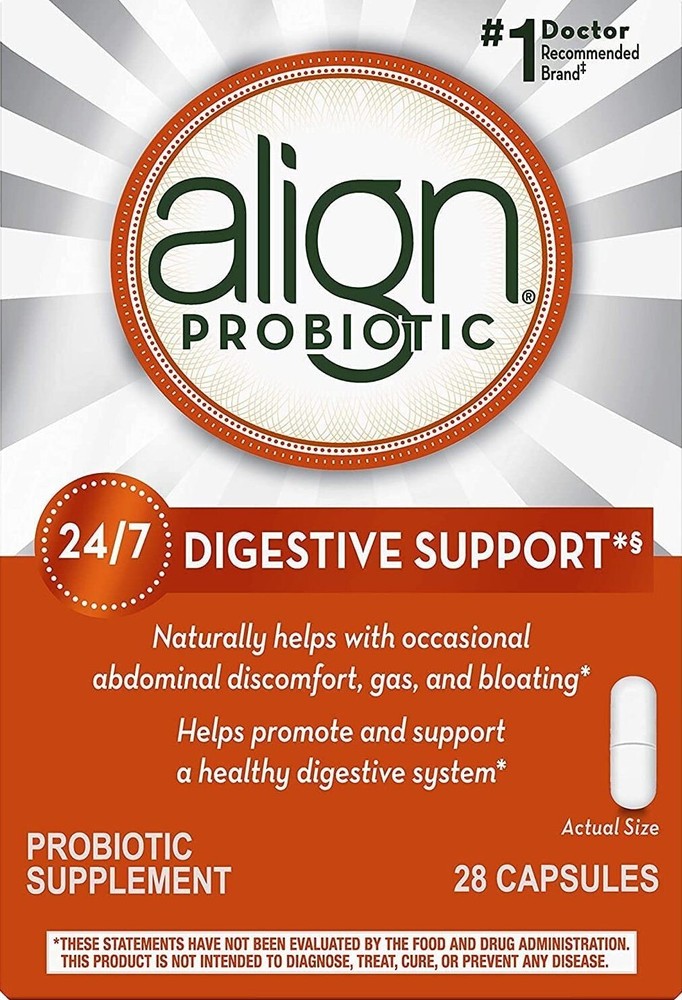 ALIGN PROBIOTIC - DIGESTIVE SUPPORT - 28 CAPSULES - EXP. 8/2026