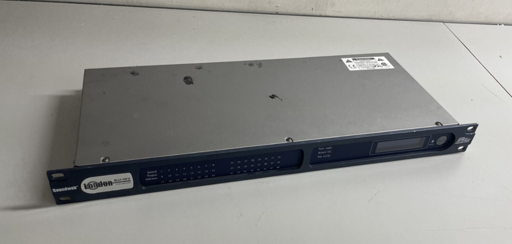 BSS Soundweb London BLU-GPX Network Controlled GPIO Input / Output Expander