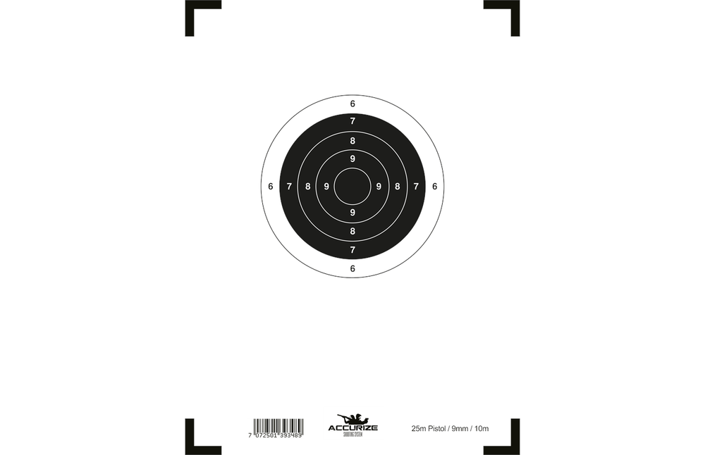 Front target for Accurize shooting system