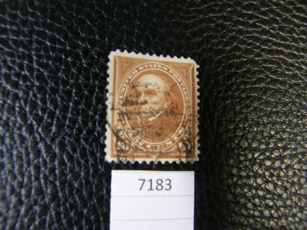 7183) One: 10¢ US Postage Stamp Daniel Webster 1898