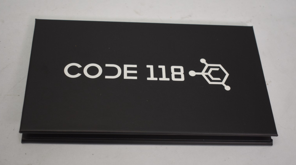 Code 118 Wallet Tracker Card Slim Wallet Black Card Insert for Apple