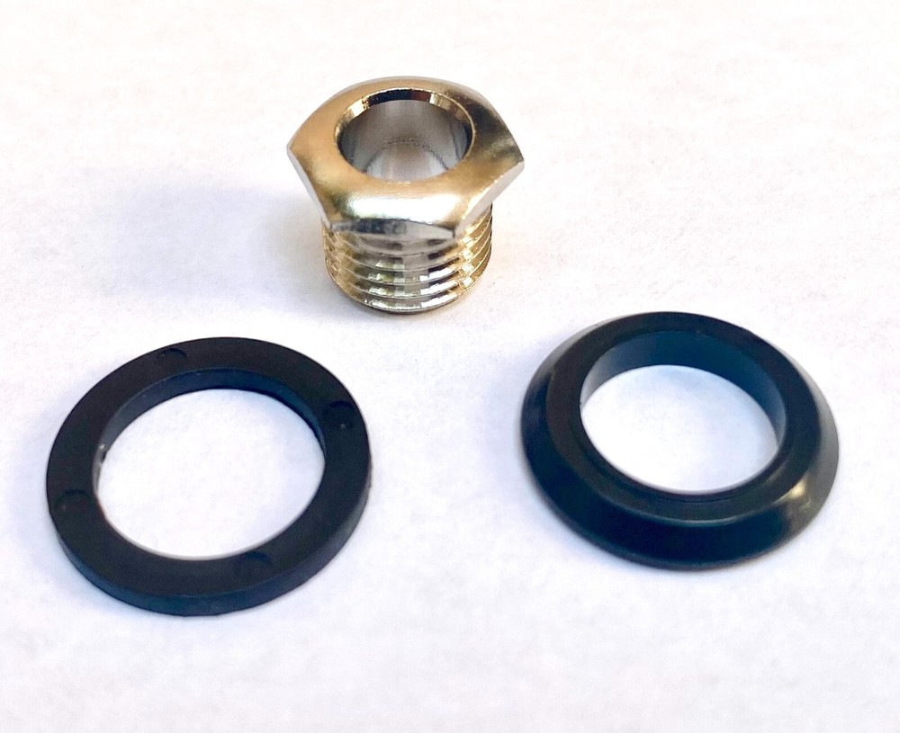 Input Output Jack Replacement Nut & Collar for Vox Power Burst Pedals