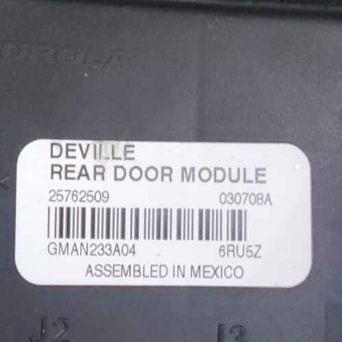 2004-2005 Cadillac Deville Rear Door Control Module 25762509 OEM